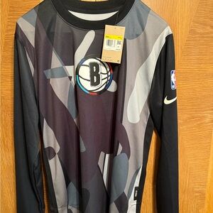 Nike Brooklyn Nets Camo Long Sleeve Shirt
